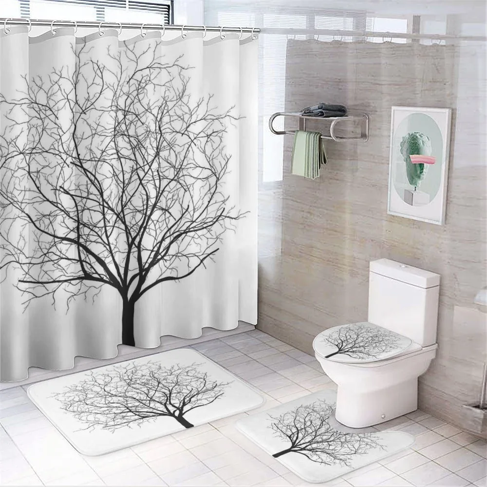 Old Withered Oak Leaf — 4-Piece Bathroom Set preview