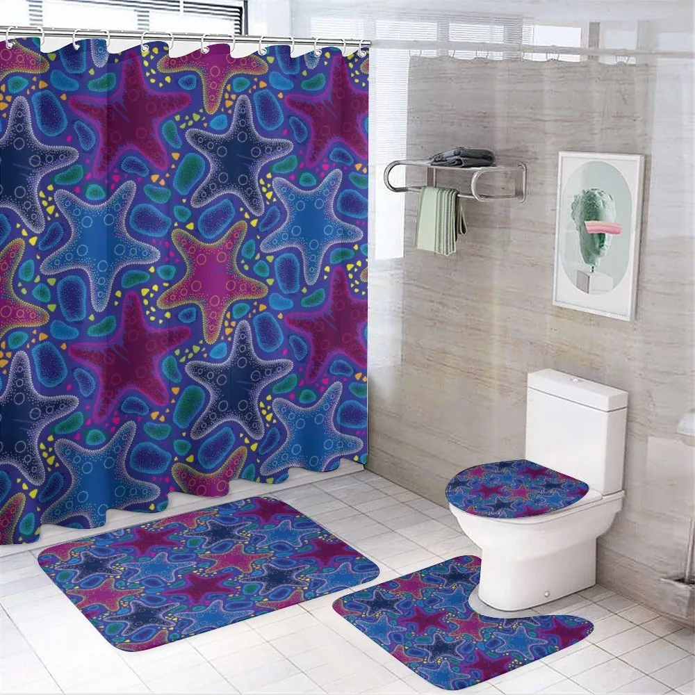 Starfish Animal Art — 4-Piece Bathroom Set preview