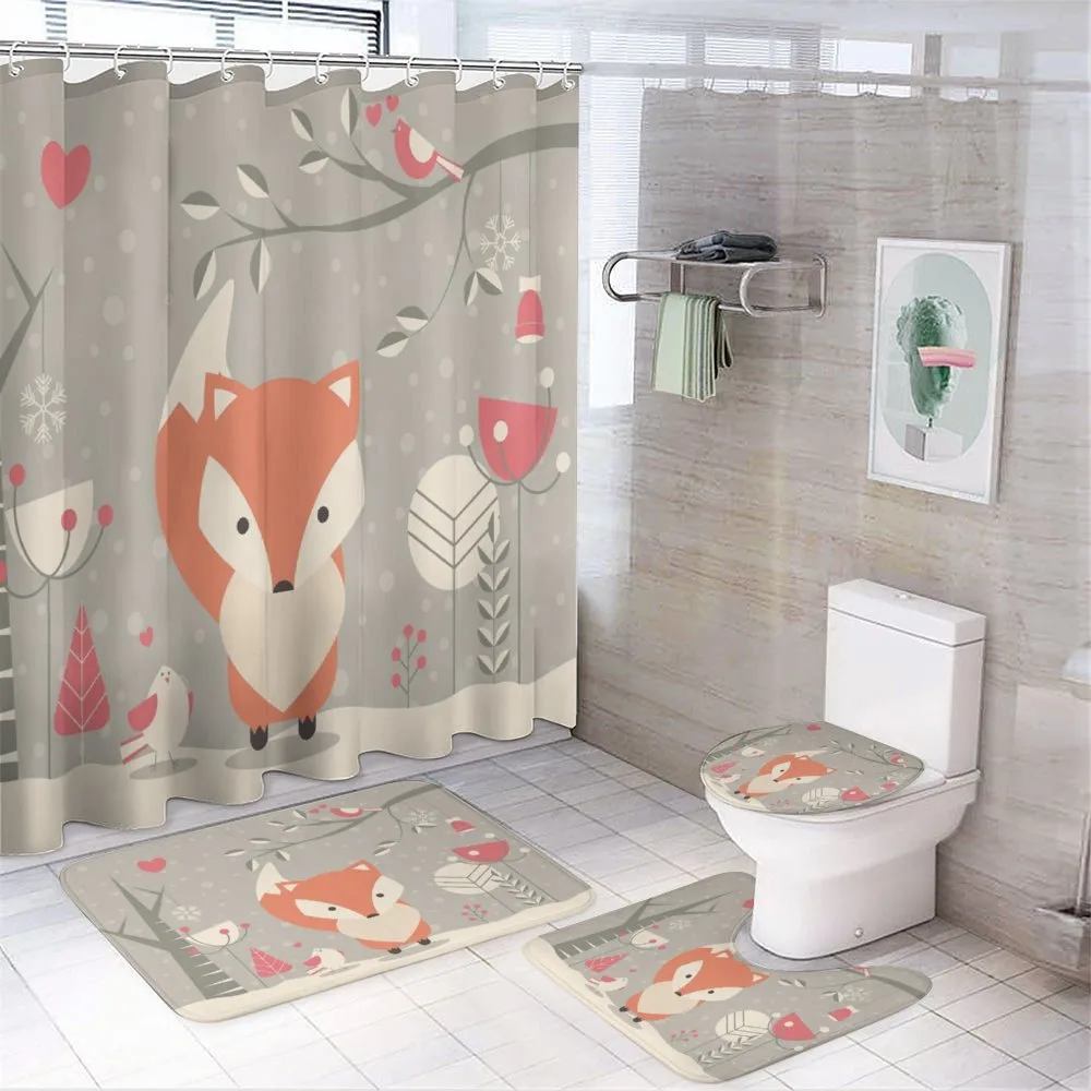 Abstract Winter — 4-Piece Bathroom Set preview