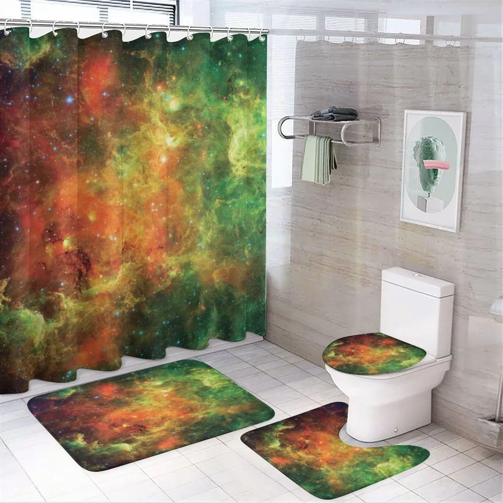 Cosmos Space Planet — 4-Piece Bathroom Set preview