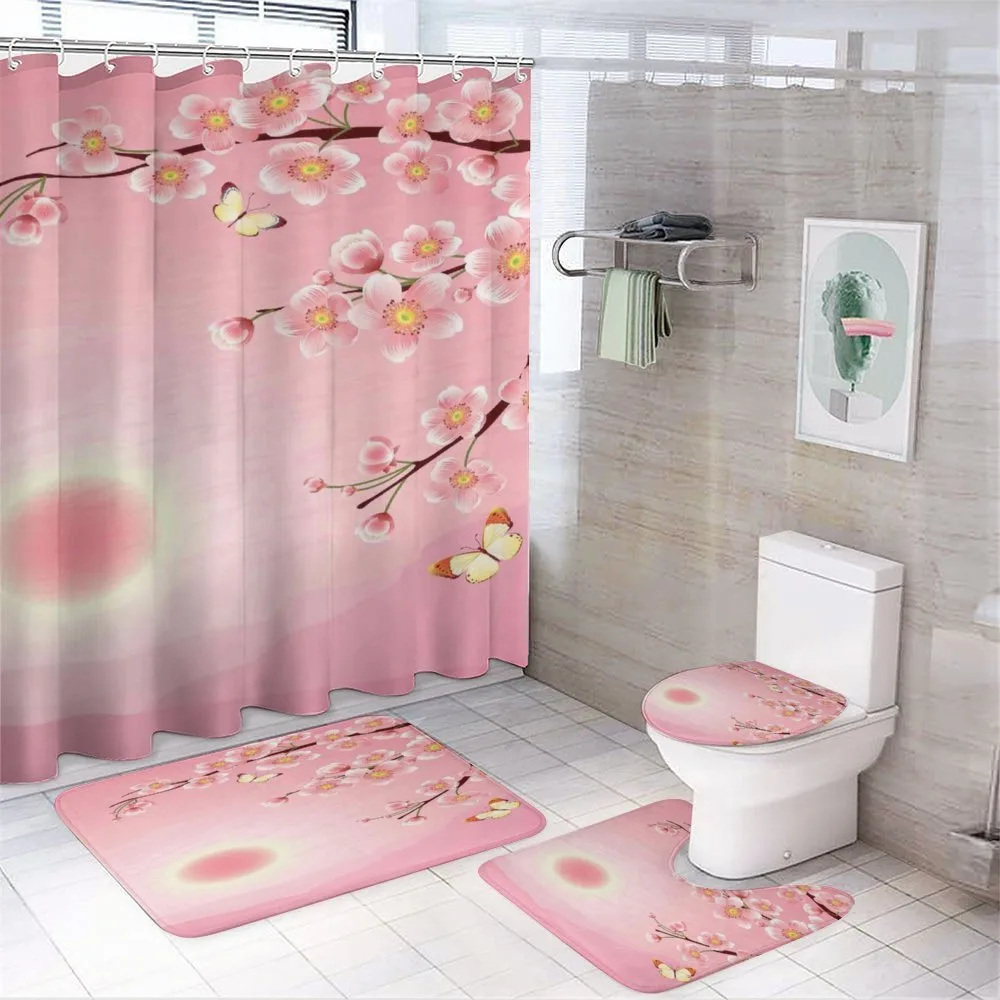 Nature Blossom Tree — 4-Piece Bathroom Set preview