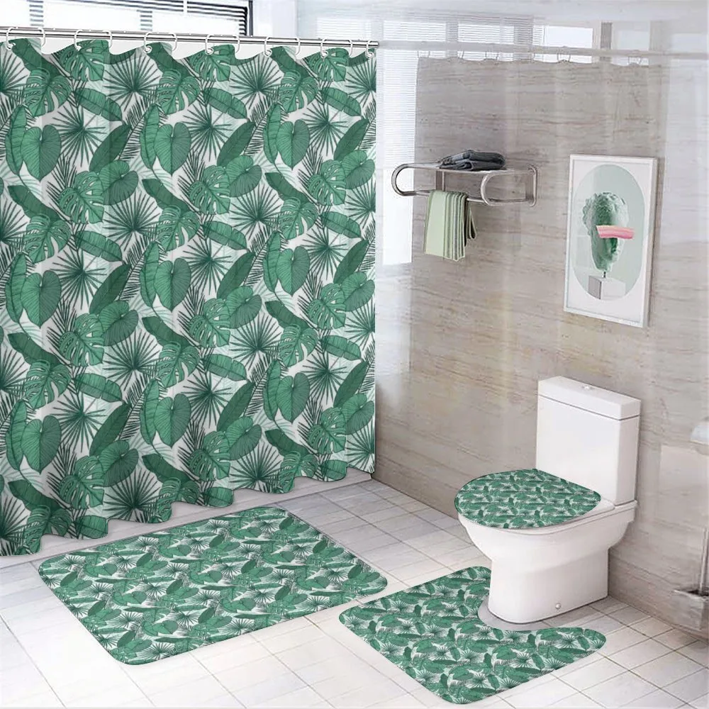 Palm Tree Passion — 4-Piece Bathroom Set preview
