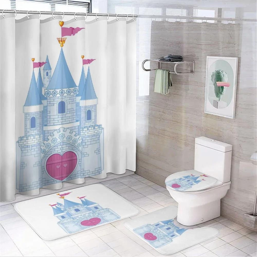 Romantic Fairy Tale Castle — 4-Piece Bathroom Set preview