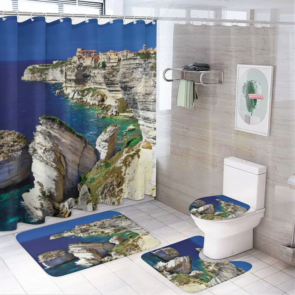 Ocean Summer Seascape — 4-Piece Bathroom Set preview