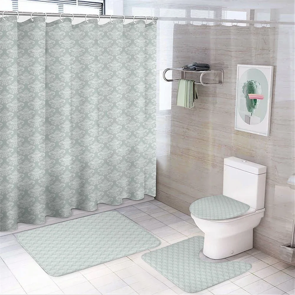 Oriental Culture Pattern — 4-Piece Bathroom Set preview