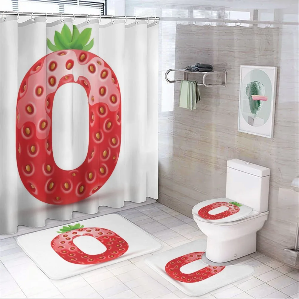 Vibrant Fruit Capital — 4-Piece Bathroom Set preview