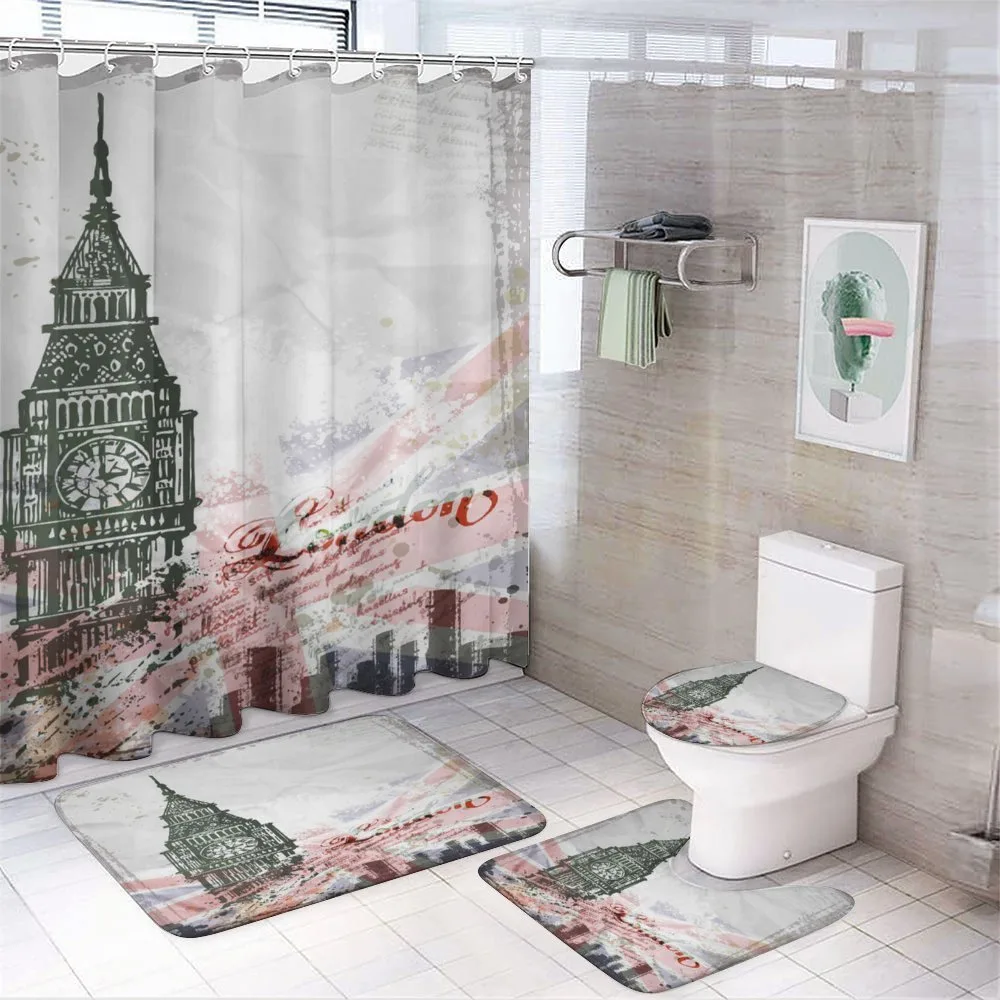 Vintage Big Ben London 4-Piece Bathroom Set product video