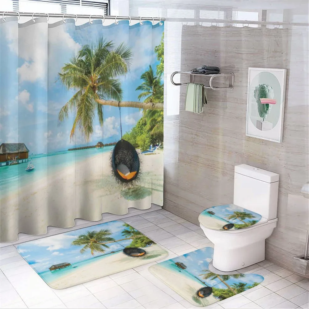 Exotic Maldives Sea — 4-Piece Bathroom Set preview