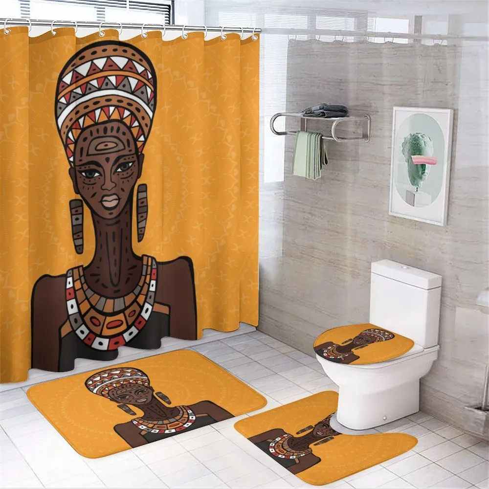 Long Neck Folk — 4-Piece Bathroom Set preview