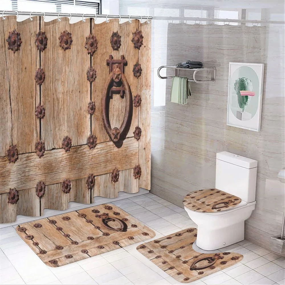 Rusty Spanish Entrance — 4-Piece Bathroom Set preview