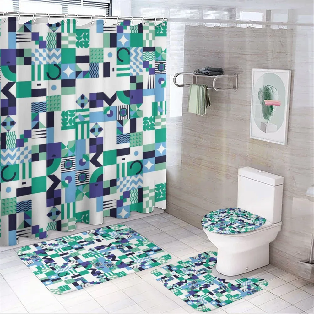 Sixties Art Design — 4-Piece Bathroom Set preview