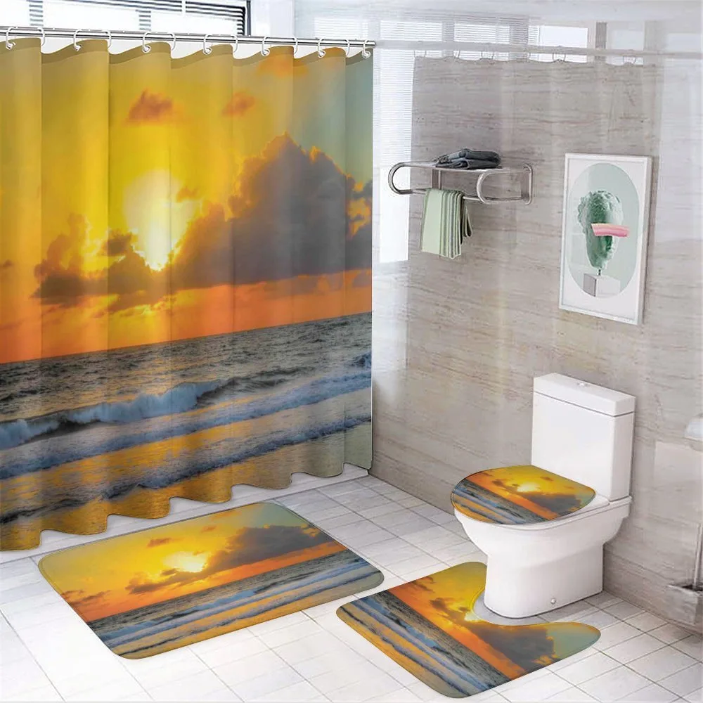 Sunset Beach in Brazil City — 4-Piece Bathroom Set preview