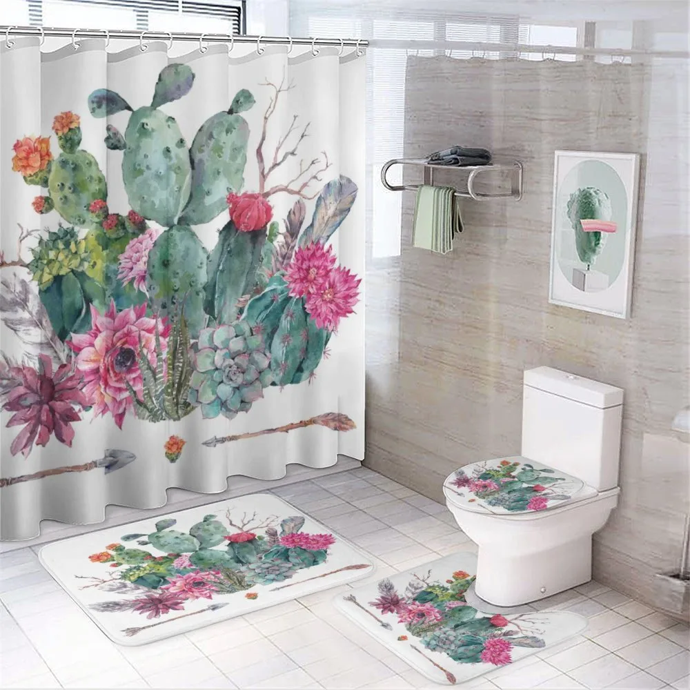 Bouquet in Boho Style Arrow — 4-Piece Bathroom Set preview