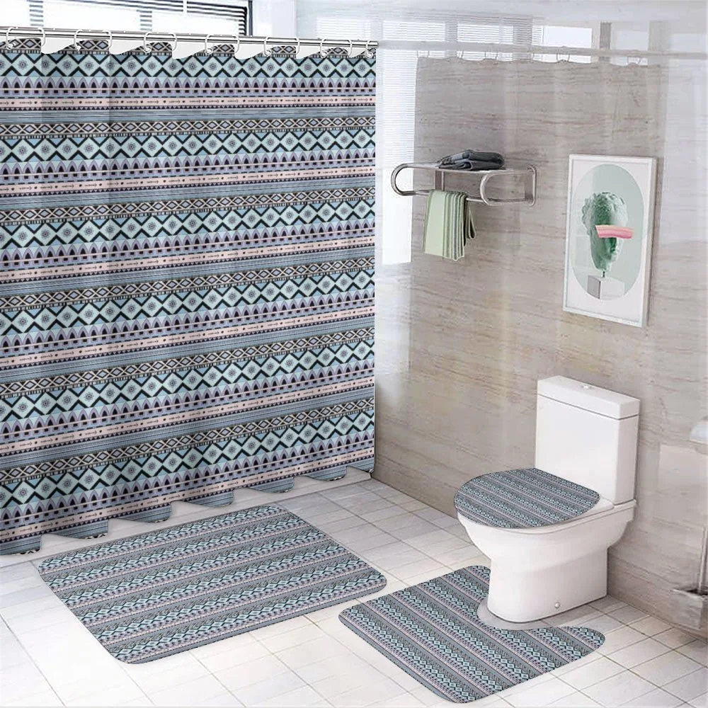 Creative Pastel Abstract Fun — 4-Piece Bathroom Set preview