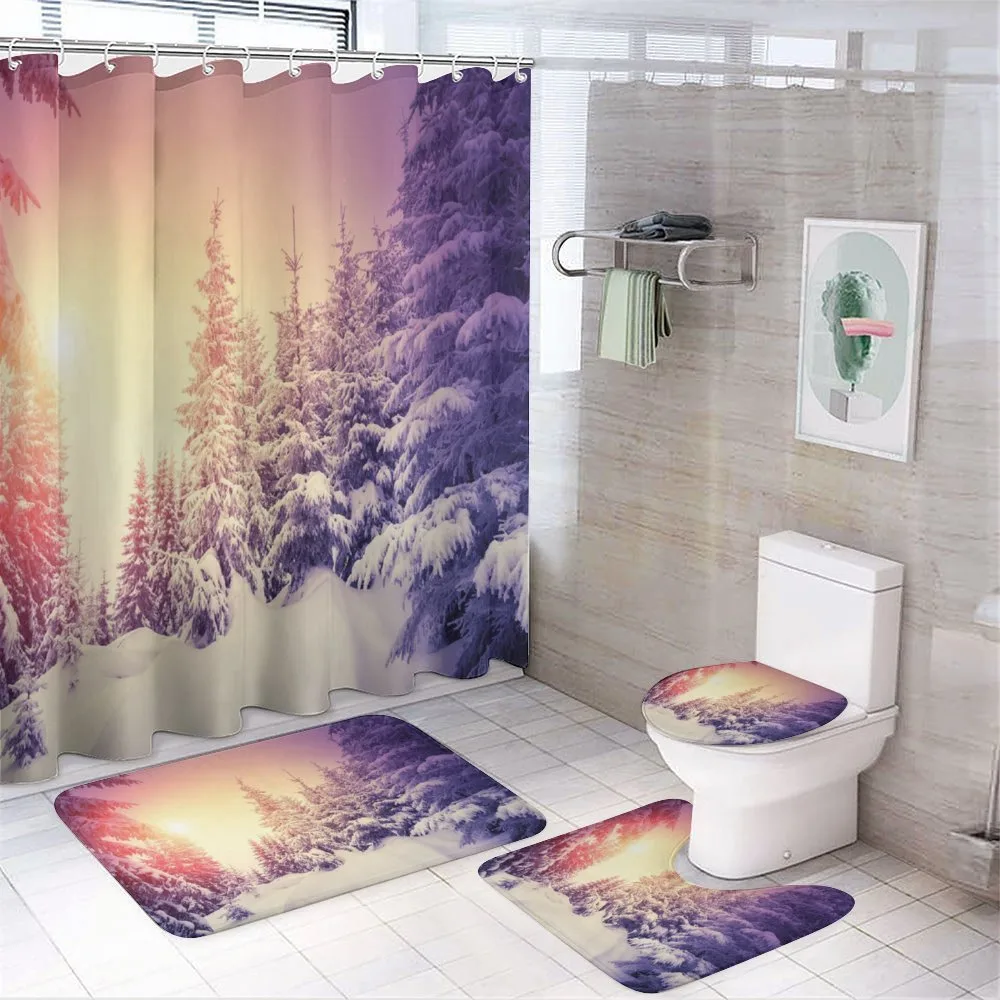 Dramatic Scene Sunrise — 4-Piece Bathroom Set preview