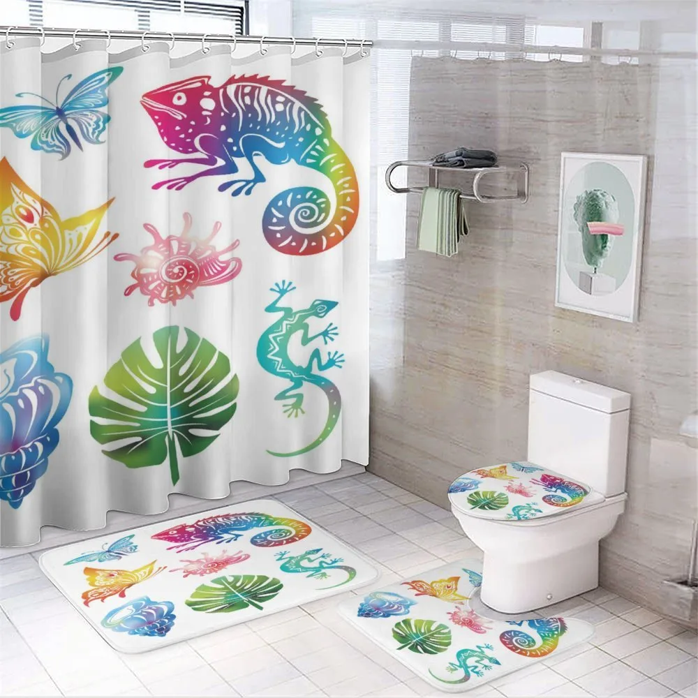 Exotic Fauna and Foliage — 4-Piece Bathroom Set preview