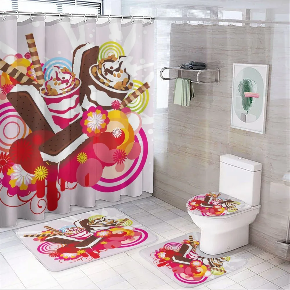 Flowers Deserts — 4-Piece Bathroom Set preview