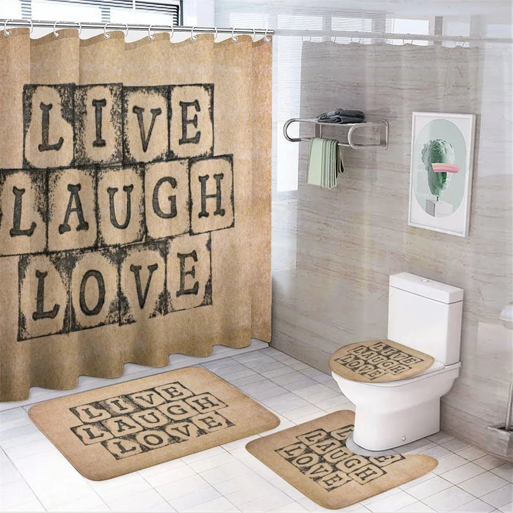 Grungy Vintage — 4-Piece Bathroom Set preview