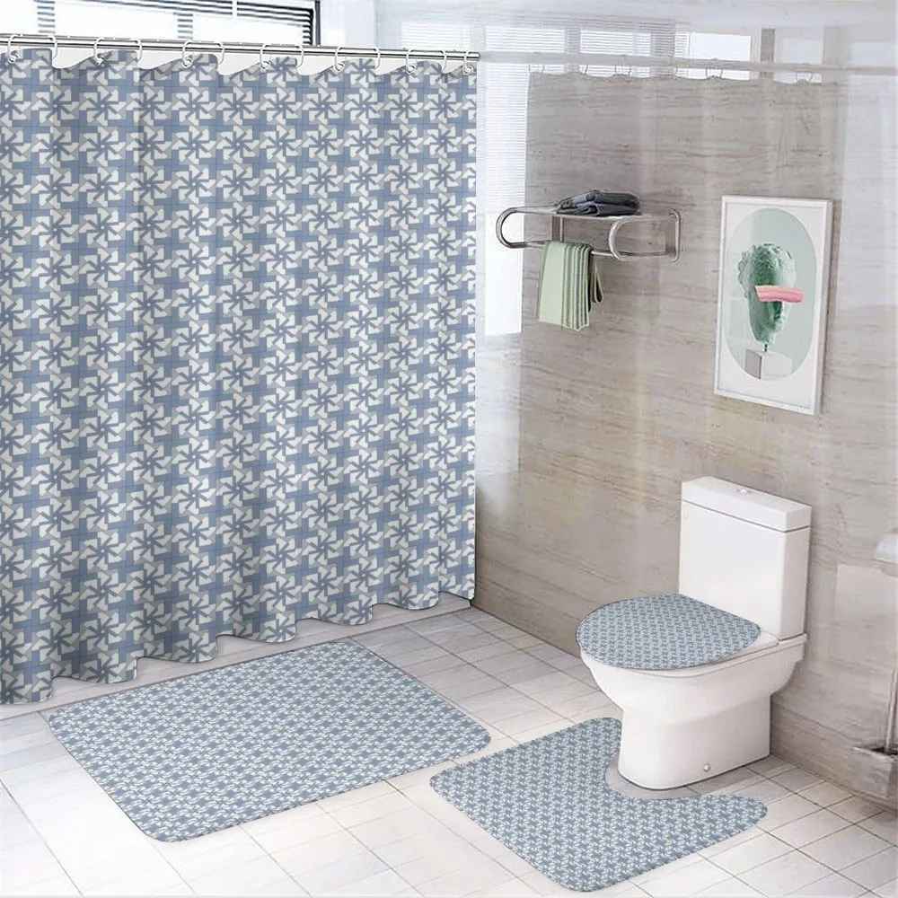 Complex Abstract Forms — 4-Piece Bathroom Set preview