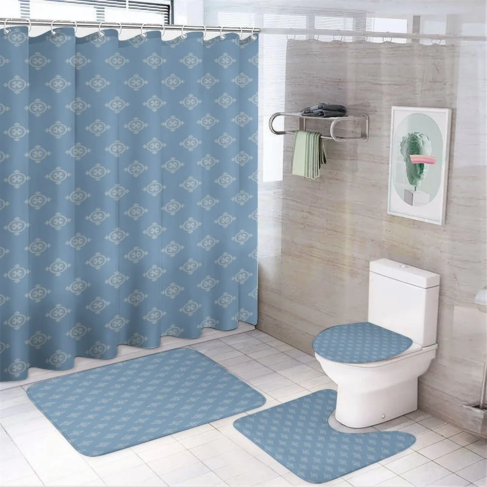 Medieval Pattern — 4-Piece Bathroom Set preview
