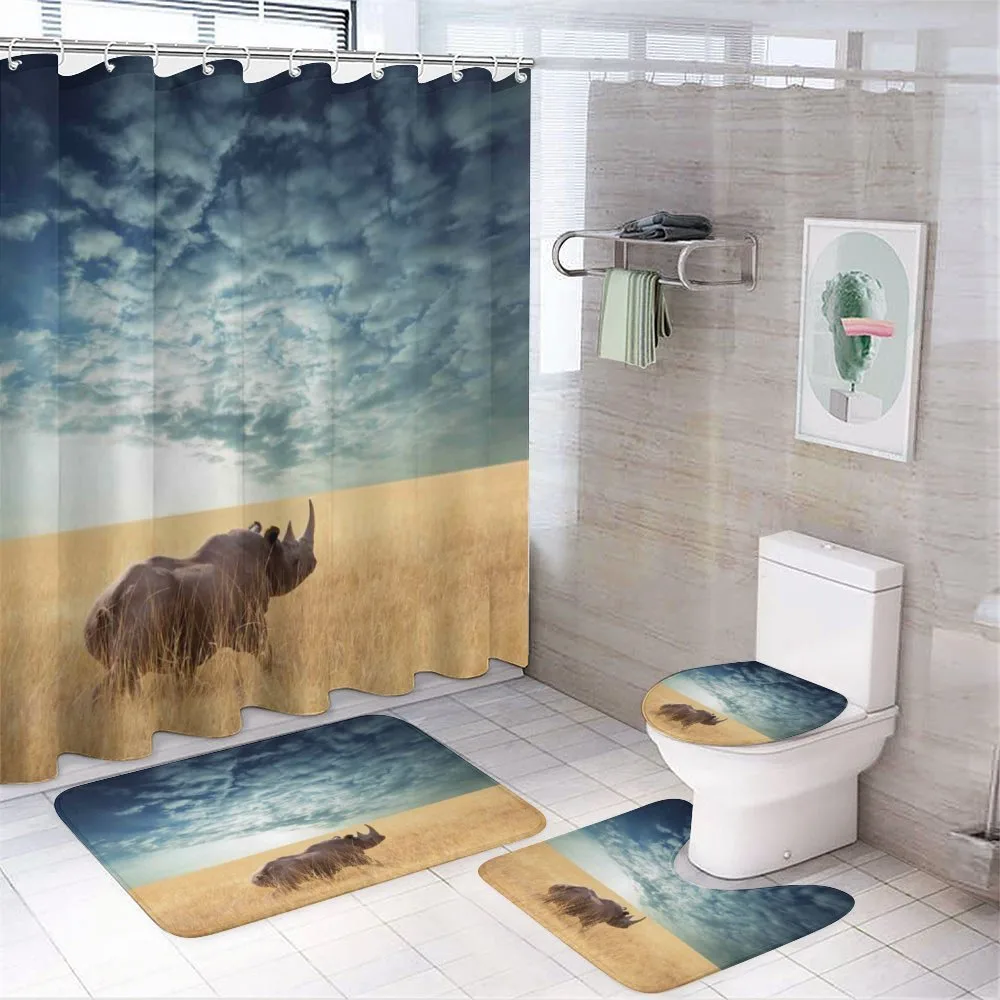 Rhino Dramatic Cloudy Sky — 4-Piece Bathroom Set preview