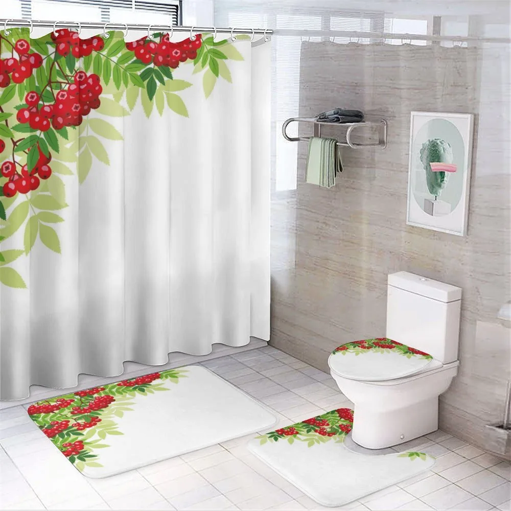 Bunch of Ripe Berries — 4-Piece Bathroom Set preview