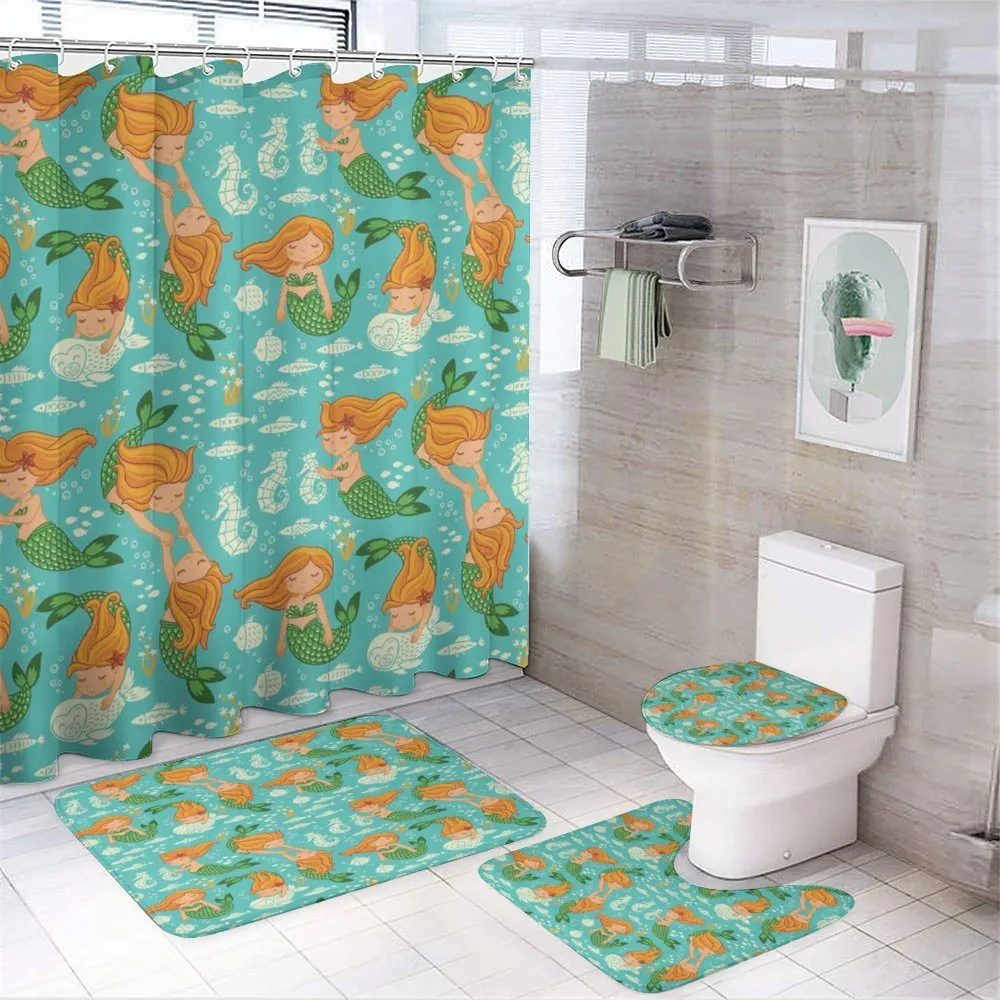 Cartoon Character Sea — 4-Piece Bathroom Set preview