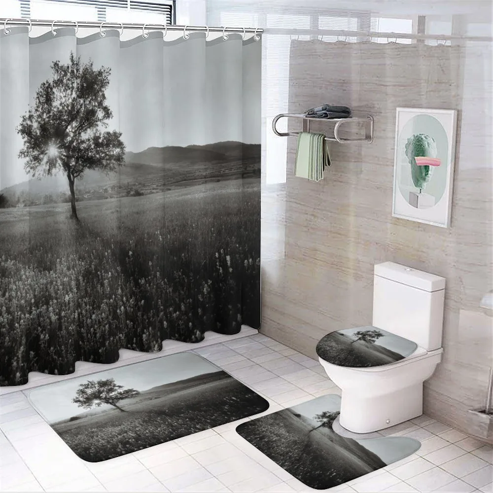 Lonely Tree — 4-Piece Bathroom Set preview
