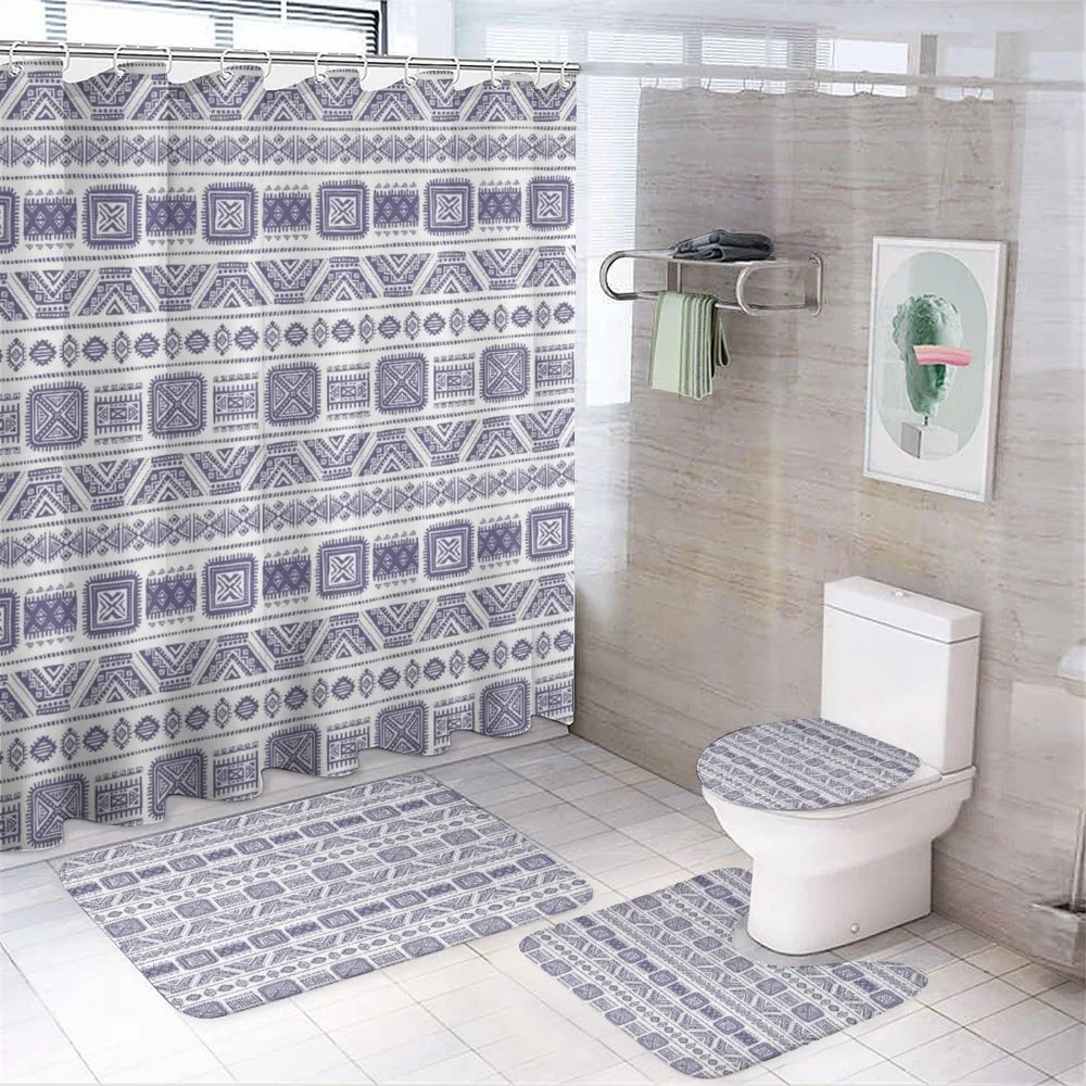 Mexico Aztec Boho — 4-Piece Bathroom Set preview