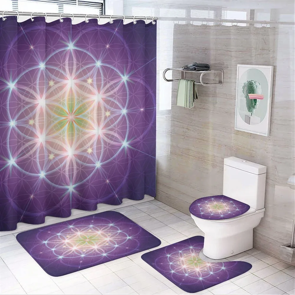 Sign of Cosmos Folk — 4-Piece Bathroom Set preview