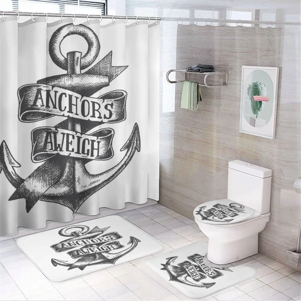 Tattoo Style Old — 4-Piece Bathroom Set preview