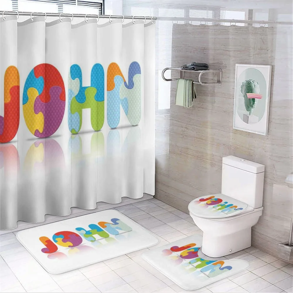 Ancestral Children Name — 4-Piece Bathroom Set preview