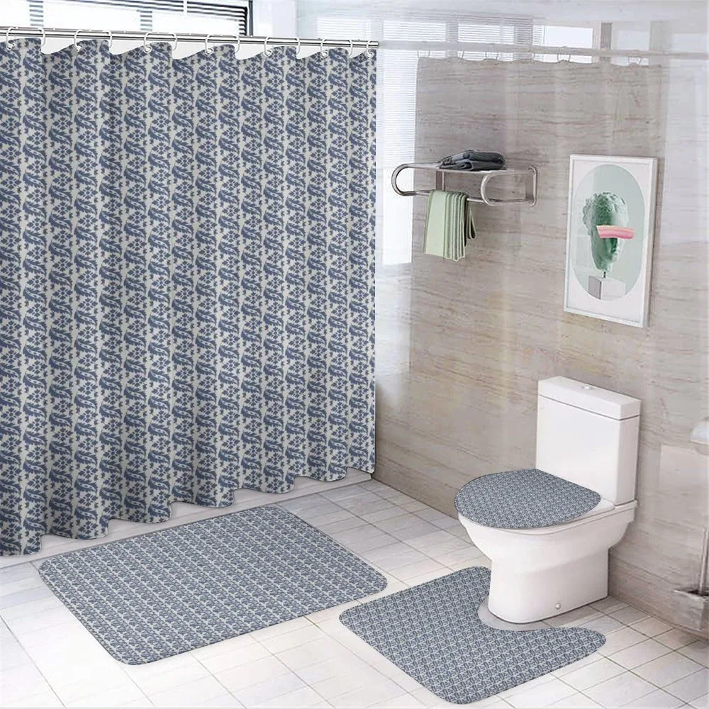 Antique Motifs Leaves — 4-Piece Bathroom Set preview