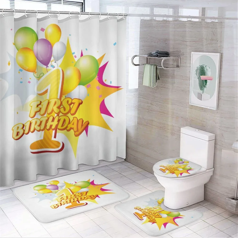 Baby Birthday Party — 4-Piece Bathroom Set preview