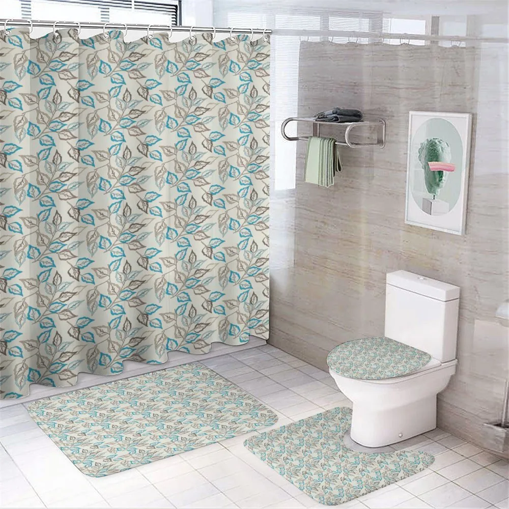 Botanic Foliage Theme — 4-Piece Bathroom Set preview