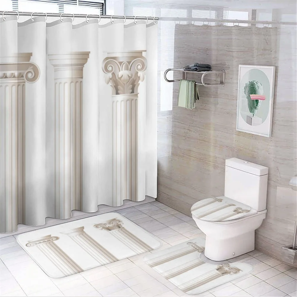 Ionic Doric and Marbles — 4-Piece Bathroom Set preview