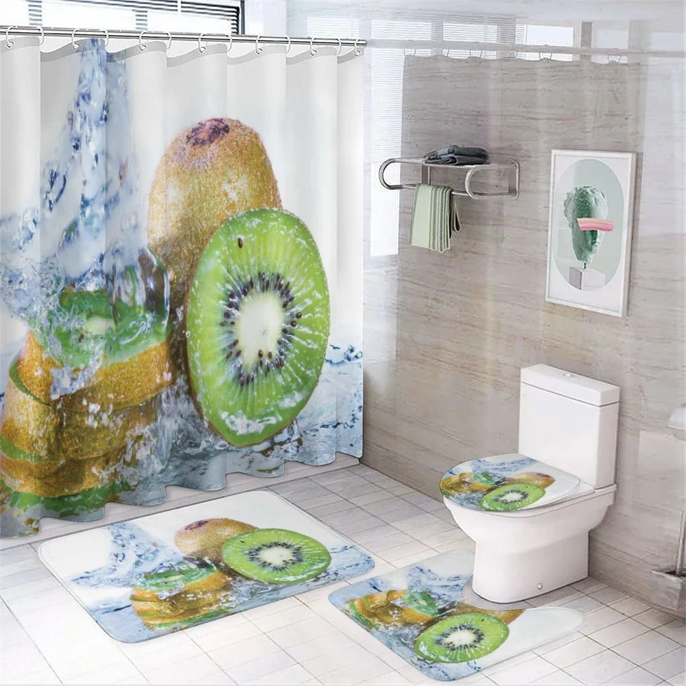 Photo of Water Splash on Fruit — 4-Piece Bathroom Set preview
