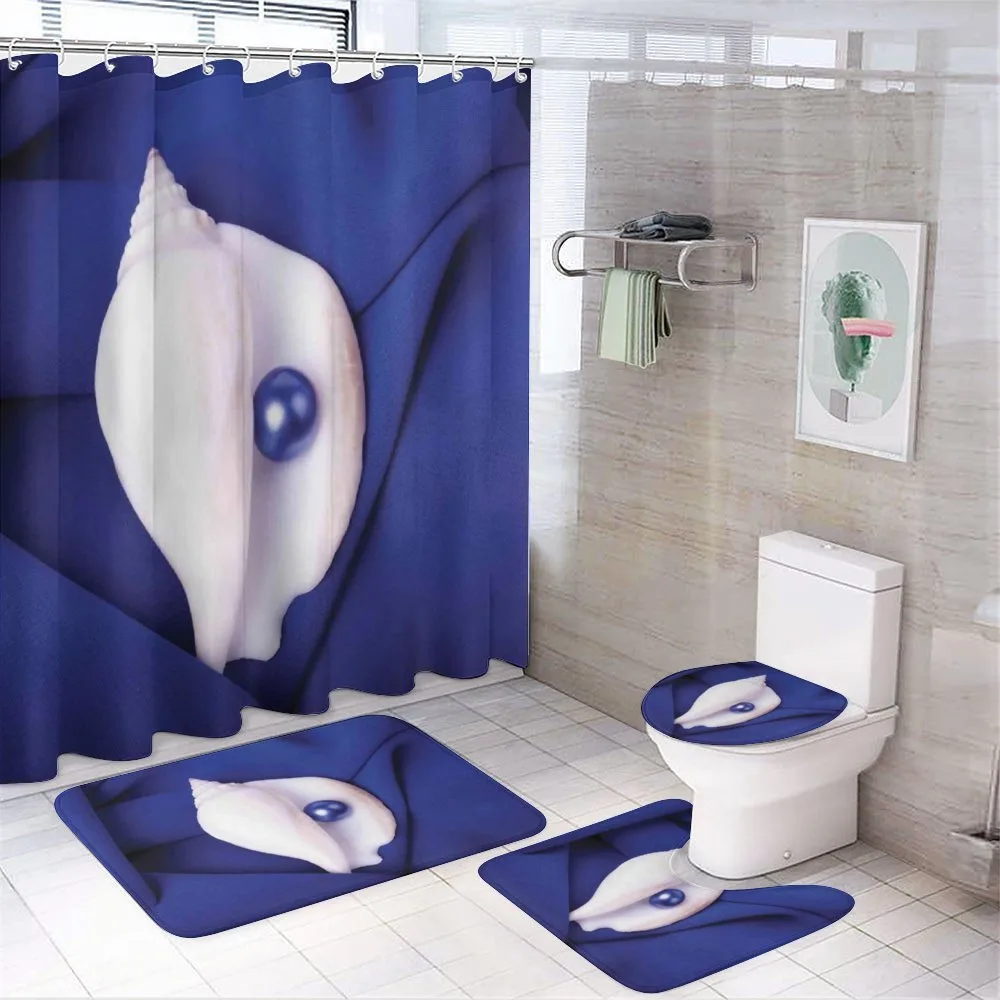 Shell with Pearl Ocean 4-Piece Bathroom Set product video