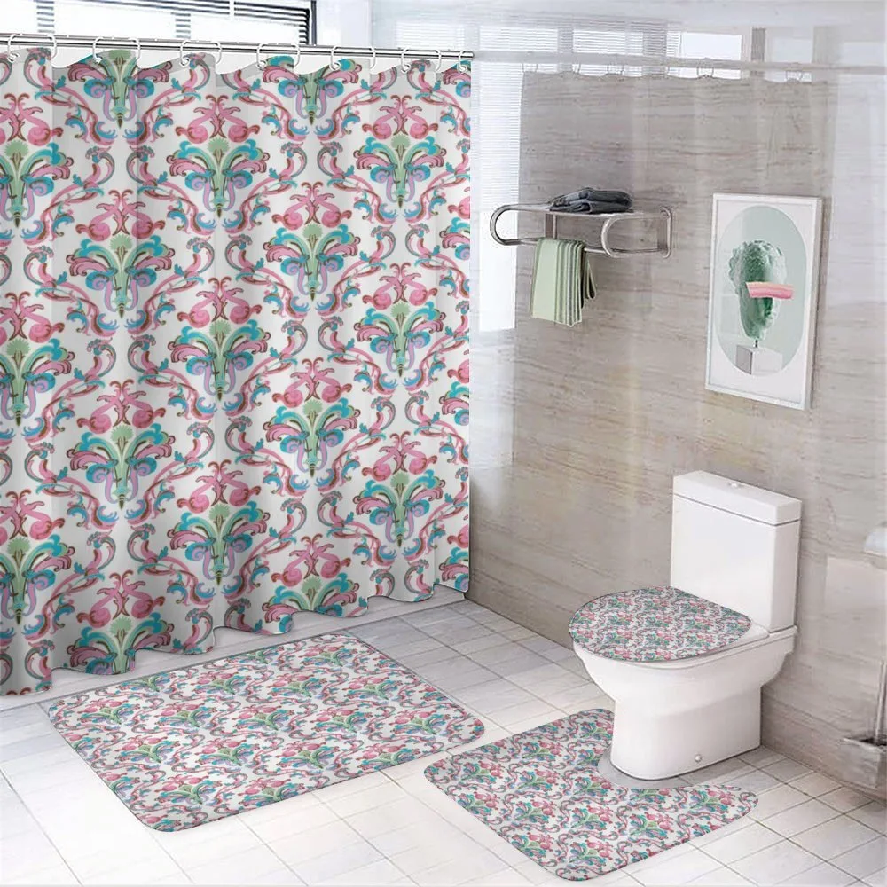 Vintage Inspired Swirling Ornate — 4-Piece Bathroom Set preview