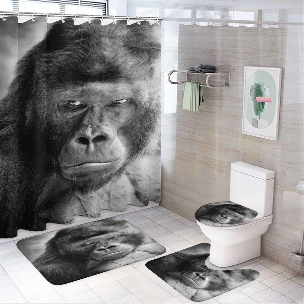 Ape Portrait Photography — 4-Piece Bathroom Set preview