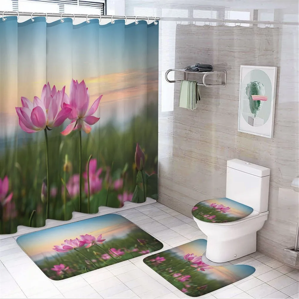 Blooms Garden — 4-Piece Bathroom Set preview