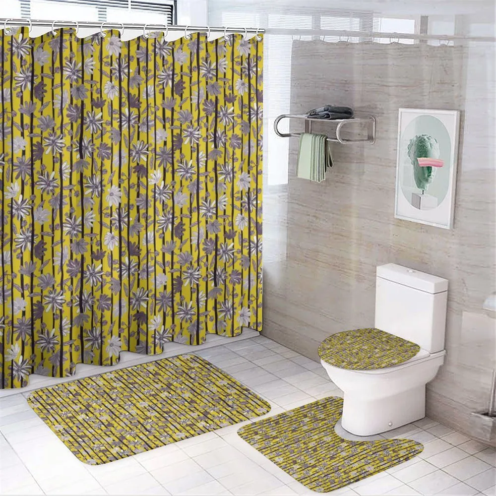 Exotic Lily Blossoms — 4-Piece Bathroom Set preview