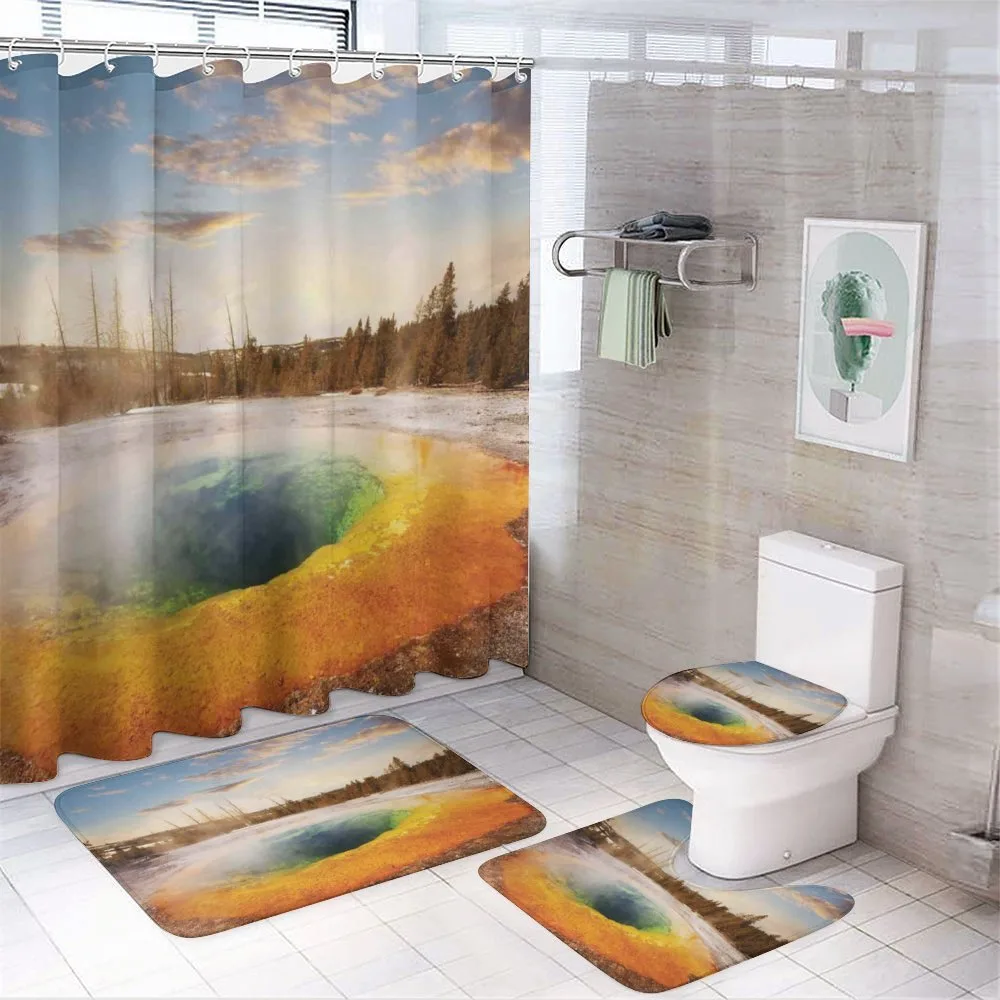 Morning Pool Park — 4-Piece Bathroom Set preview