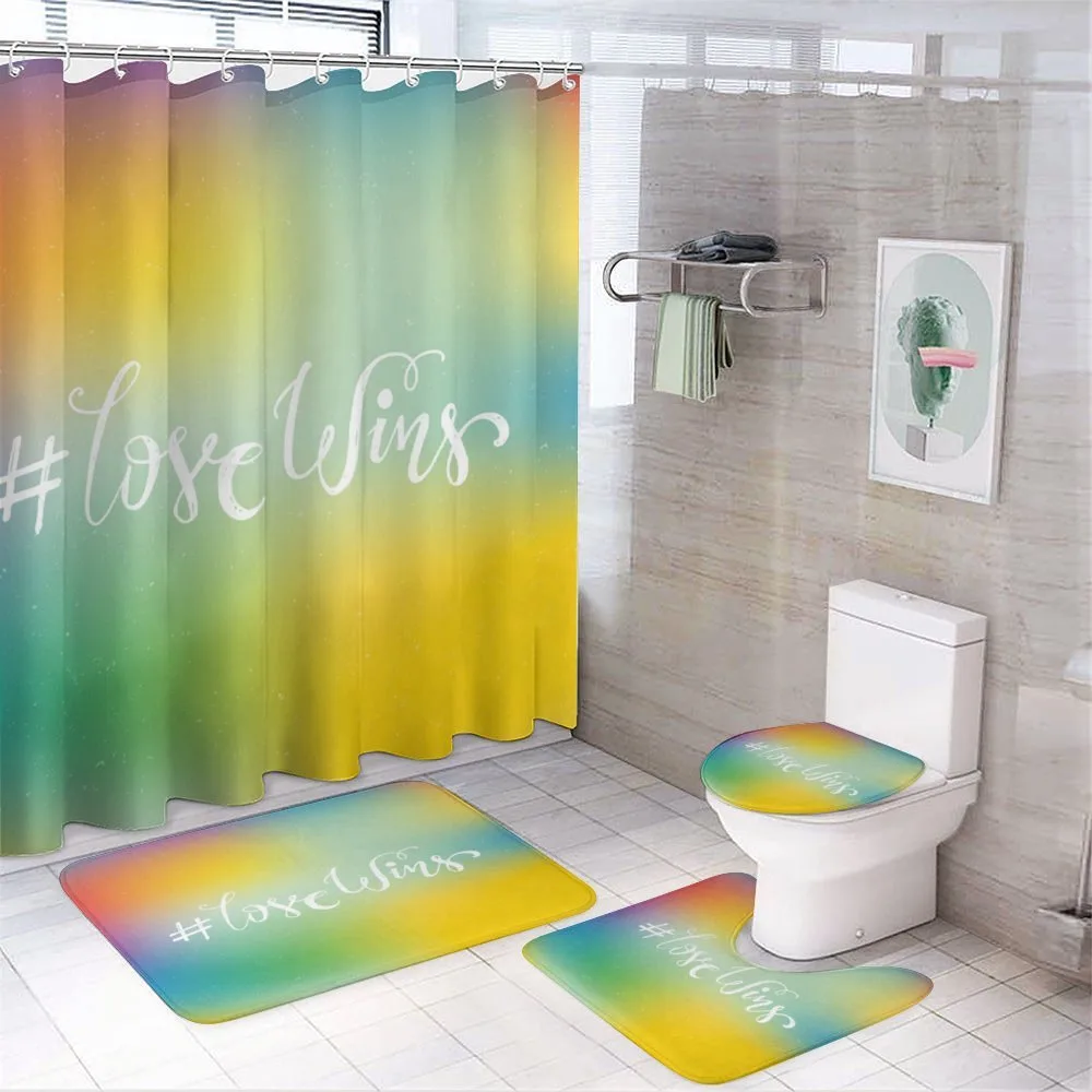 Romantic LGBT Community — 4-Piece Bathroom Set preview