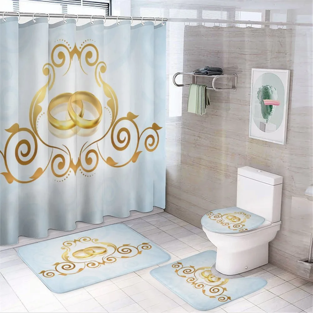 Vintage Classic Rings — 4-Piece Bathroom Set preview