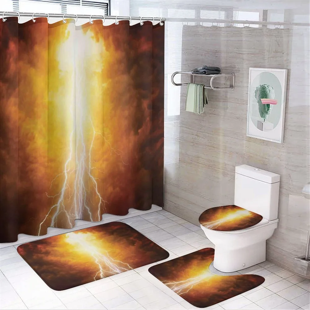 Vivid Apocalyptic Day — 4-Piece Bathroom Set preview