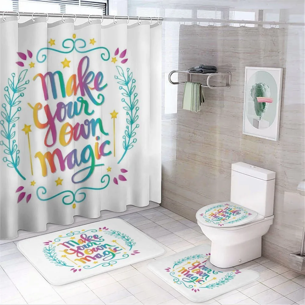 Make Your Magic Message — 4-Piece Bathroom Set preview