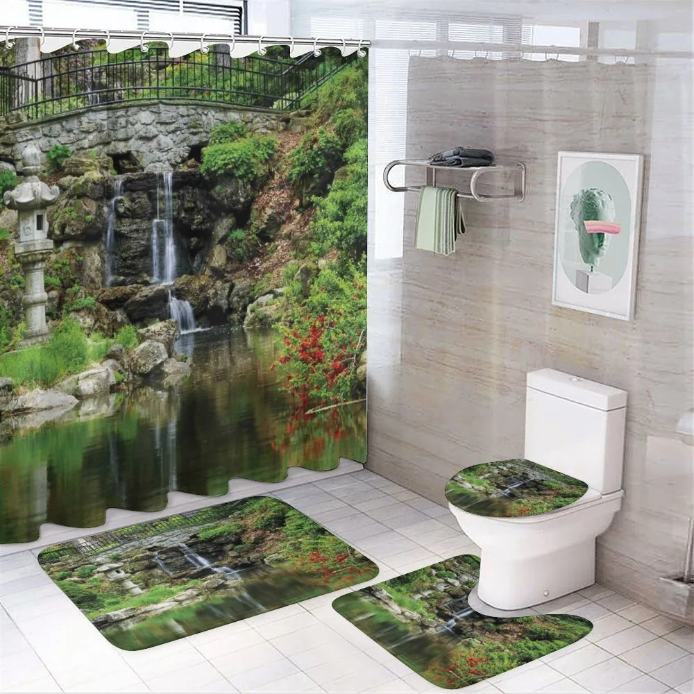 Waterfall Garden — 4-Piece Bathroom Set preview