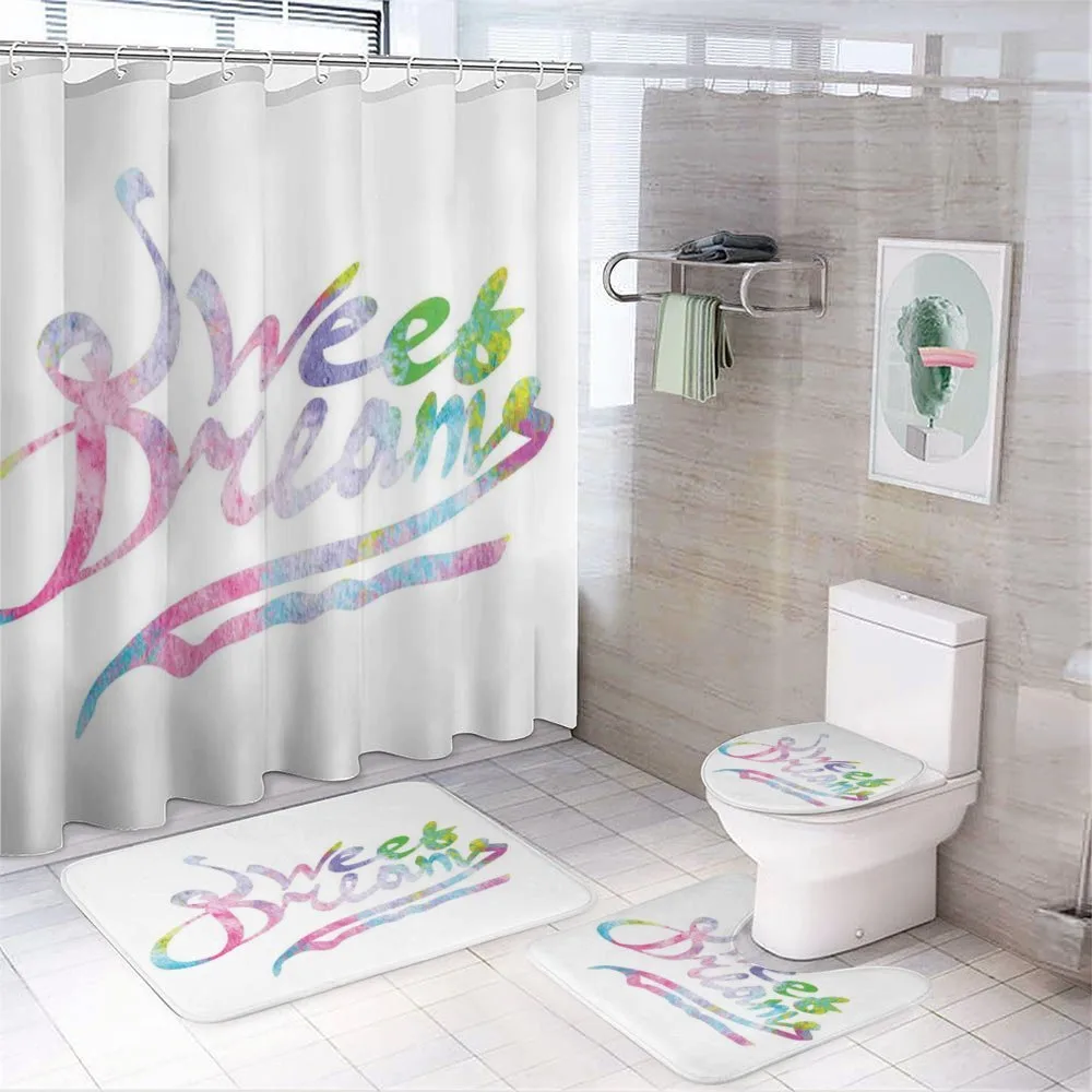 Happiness Youth Themes 4-Piece Bathroom Set product video