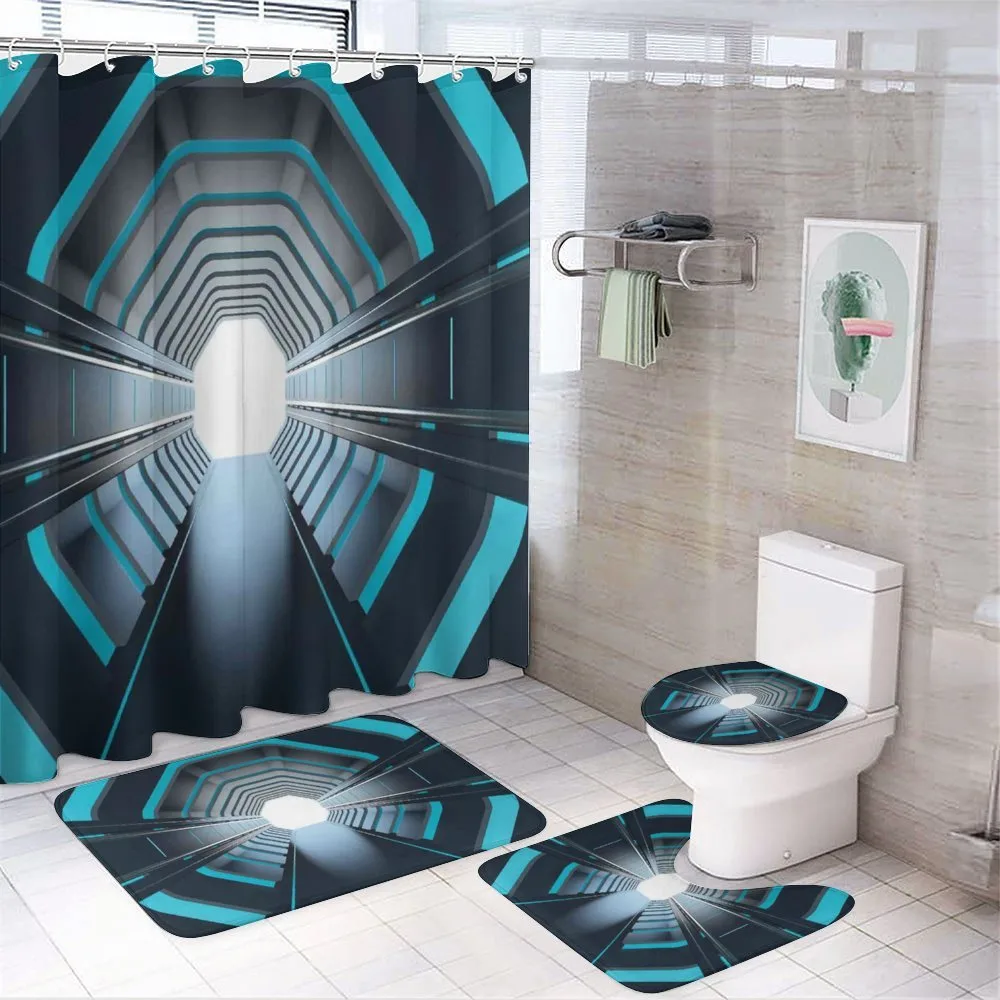 Lunar Moon Scene — 4-Piece Bathroom Set preview